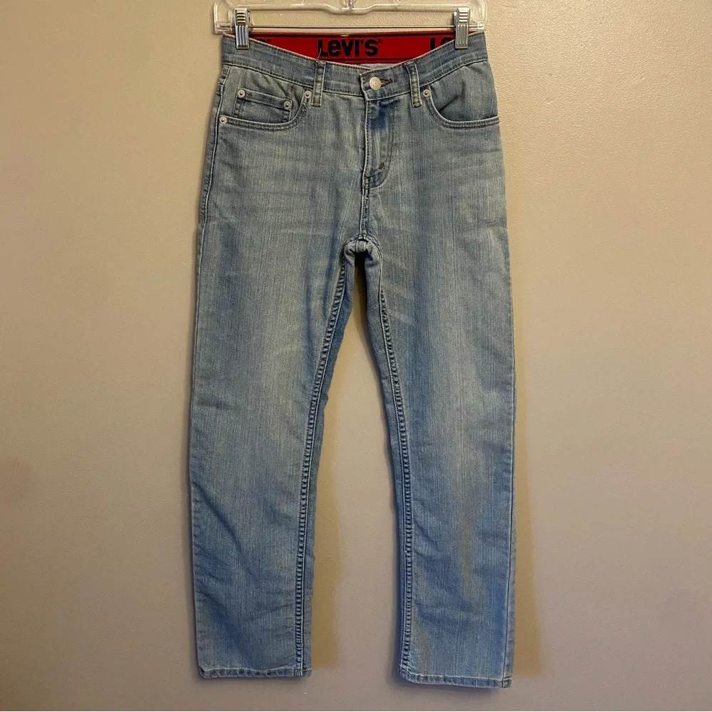 Levi’s Boys size 14  27x 29 flex stretch waistband denim Medium wash